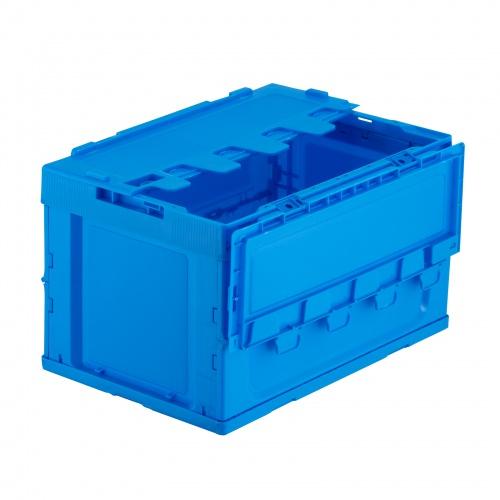 即納 サンワサプライ 折りたたみコンテナ　 50リットルふた付き