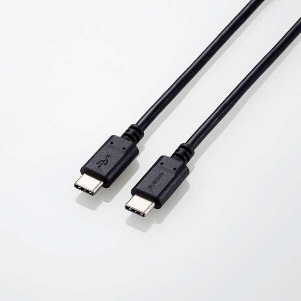 エレコム USB Type C ケーブル ( タイプ C to C ) 0.5m PD 100W ス...