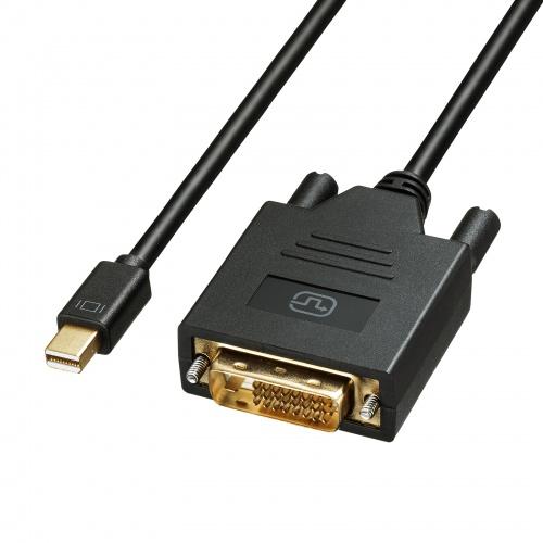 あすつく サンワサプライ ミニDisplayPort-DVI変換ケーブル　2m