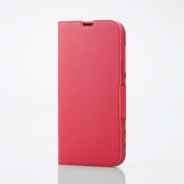エレコム iPhone 14 Plus ケース カバー レザー 手帳型 マグネット フラップ 耐衝撃...