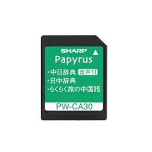 シャープ コンテンツカード(中国語辞書カード) PW-CA30
