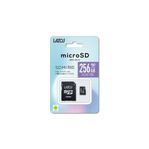 Lazos microSDXCメモリーカード 256GB UHS-I U3  CLASS10   L...
