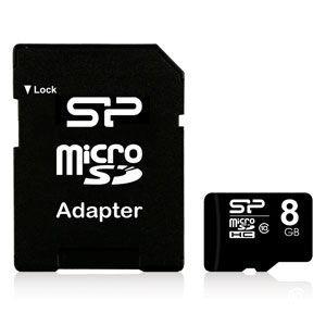 シリコンパワー microSDHCメモリーカード 8GB SP008GBSTH010V10-SP