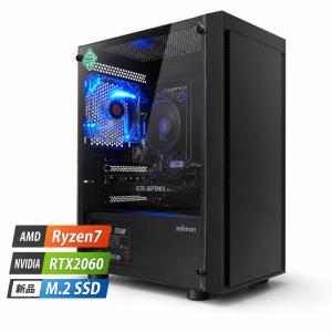 【中古自作ゲーミングPC】新品SSD・新品ケース使用 / GeForce RTX 2060 / Ryzen 7 2700 / 16GB / SSD 480GB / Windows11