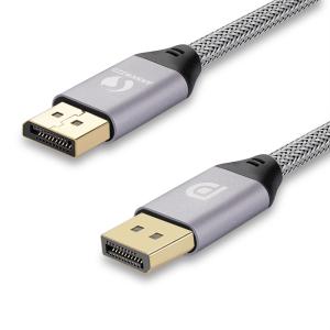 Displayport ケーブル v1.2 4k60Hz対応 1m DPからDP 金メッキ、アルミシェル