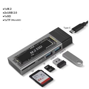 USB SSDケース USBハブ/カードリーダ...の詳細画像4