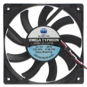 AINEX OMEGA TYPHOON 薄型・超静音タイプ 120mm角 CFZ-12015SA 送...