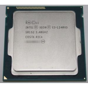 中古パソコンパーツ  Intel XEON E3 1240 V3 3.4GHz (8MB/ 5 GT/s/ FCLGA1150) 第4世代(Haswell) デスクトップ用｜pasonet