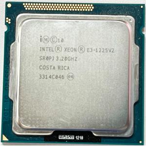 中古パソコンパーツ  Intel XEON E3 1225v2 3.2GHz (8MB/ 5 GT/s/ FCLGA1155) Ivy Bridge デスクトップ/ワークステーション/サーバー用｜パソコンショップ PasonetTE