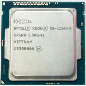 中古パソコンパーツ  Intel XEON E3 1226v3 3.3GHz (8MB/ 5 GT/s/ FCLGA1150) Haswell デスクトップ/ワークステーション/サーバー用｜pasonet