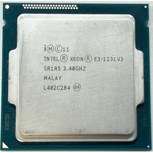 中古パソコンパーツ  Intel XEON E3 1231v3 3.4GHz (8MB/ 5 GT/s/ FCLGA1150) Haswell デスクトップ/ワークステーション/サーバー用｜pasonet
