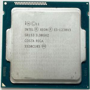 中古パソコンパーツ  Intel XEON E3 1230v3 3.3GHz (8MB/ 5 GT/s/ FCLGA1150) Haswell デスクトップ/ワークステーション/サーバー用｜pasonet