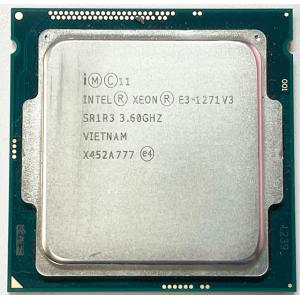 中古パソコンパーツ  Intel XEON E3 1271v3 3.6GHz (8MB/ 5 GT/s/ FCLGA1150) Haswell デスクトップ/ワークステーション/サーバー用｜pasonet