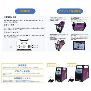 レグルス インバータ直流溶接機 RAA-250Dの詳細画像2