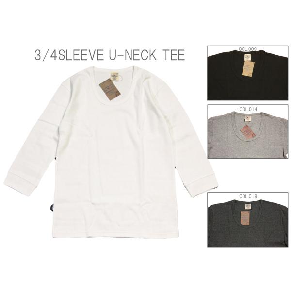 AVIREX アヴィレックス DAILY 2/3 SLEEVE U-NECK T-SHIRT デイリ...