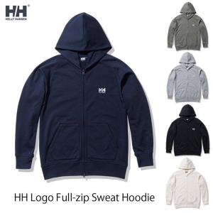 HELLY HANSEN ヘリーハンセン HH Logo Full-zip Sweat Hoodie HHロゴ フルジップフーディー HE32321 海洋リサイクルポリエステル｜passage-store