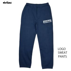 SALE！送料無料！WILD THINGS ワイルドシングス WT21249KY LOGO SWEAT PANTS リフレクターボックスロゴ スウェットパンツ｜passage-store