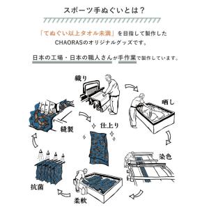 2026 新柄 CHAORAS スポーツてぬぐ...の詳細画像3