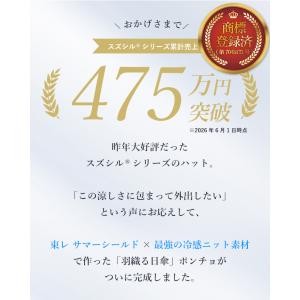 スズシル サマーシールド ポンチョケット ポン...の詳細画像1