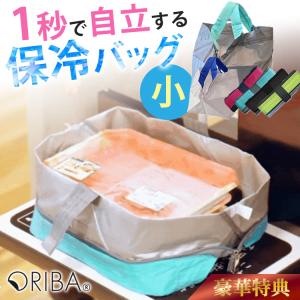 当店限定★最強防臭袋付 オリバ 保冷エコバッグ 小 ORIBA Cooler 自立するエコバッグ メール便無料 保冷バッグ ミニ コンパクト 自立 折りたたみ