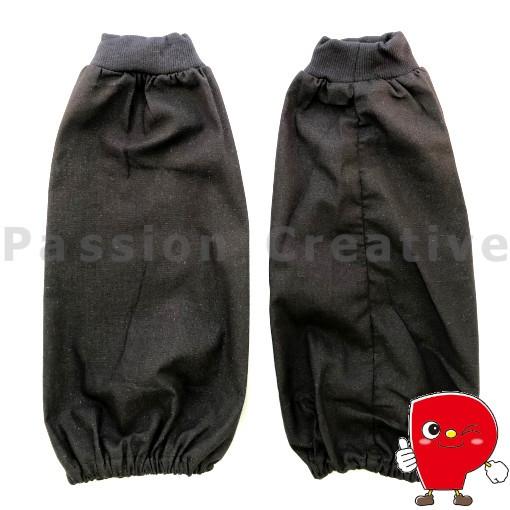 綿100％ 腕カバー 黒 フリーサイズ 耐久性抜群 ズレ防止 建築 DIY ガーデニング 作業用 P...