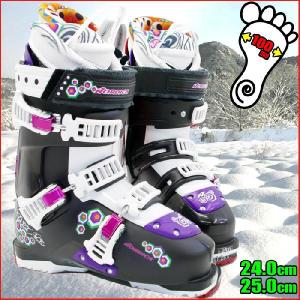 ノルディカ スキーブーツ NORDICA VELVET ACE W 75 05010400787 ブラック-ホワイト レディース 24.0/25.0｜passo