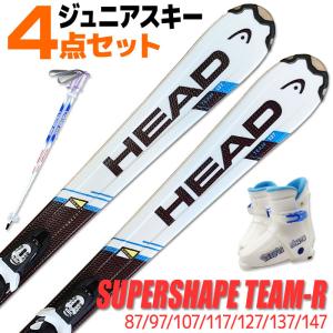 Jrスキーセット HEAD 16-17 SUPERSHAPE TEAM R WH/BL スーパーシェイプ