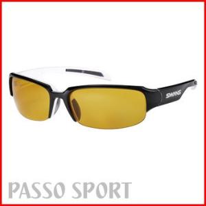 SWANS Dee-I GW-3704◆フレーム：ブラック/ホワイト・レンズ：偏光キャナリー◆スワンズサングラス