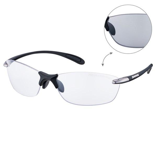 サングラス SWANS Airless-Leaf fit SALF-0066Z MBK 調光クリア ...