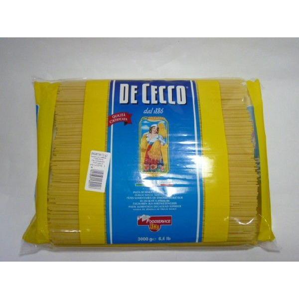 ディチェコ スパゲティーニ 業務用　No.11 1.6mm 3kg DeCecco 3kg×4袋 ケ...