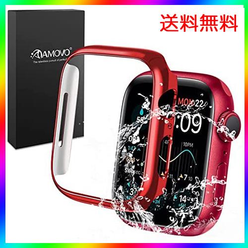 【光沢の2022改良独創モデル】AMOVO Apple Watch Series7 用 防水ケース ...