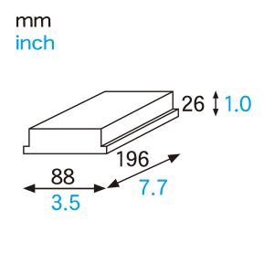 ハードベーキングトレー HT101用蓋19.6...の詳細画像1