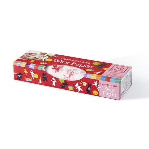 GL507 ワックスペーパー50枚入 リサとガスパール（レッド）ラッピング 用品 袋 プレゼント 包装 お菓子 手作り 製菓用品