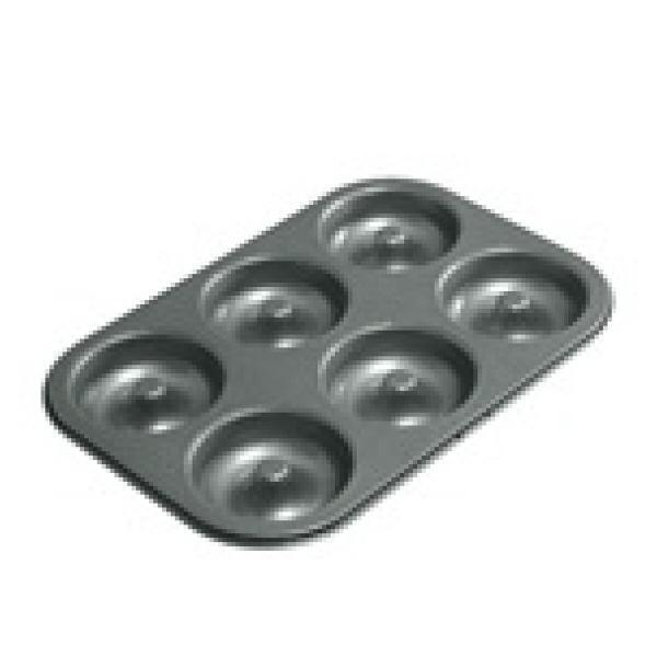 ドーナツ型 業務用 6個取 外寸260×180×H22mm シリコン加工  家庭用 焼菓子型 剥離性...