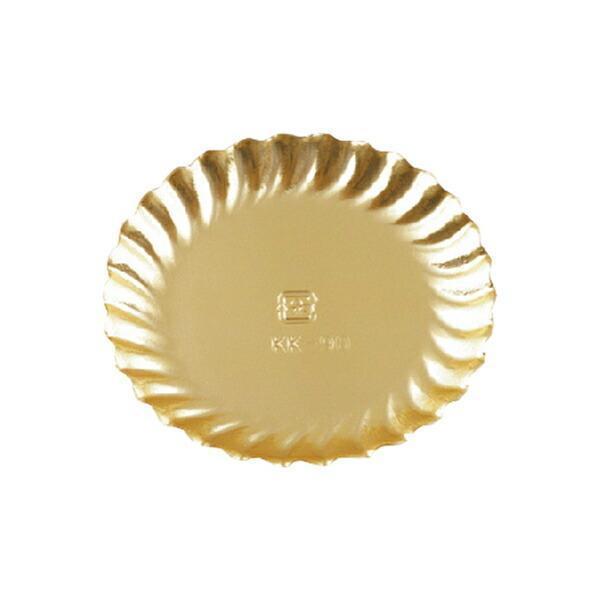 【LINE登録で10%OFFクーポン】ケーキトレー 丸型 (ゴールド) 100枚入 ケーキ台紙 ケー...