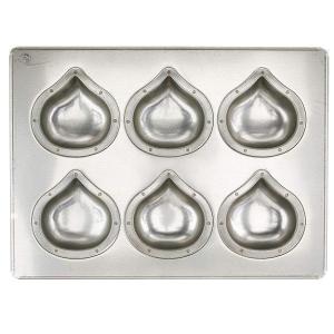 CHIYODA 千代田金属工業 シリコン加工 マロンケーキ型天板 （25ヶ取