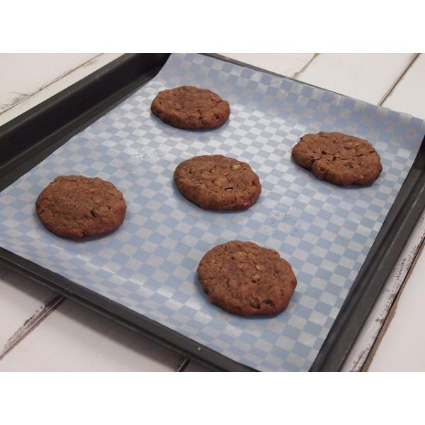 【LINE登録で10%OFFクーポン】家庭用 ベーキングシート (格子柄) 50枚入 業務用 クッキ...