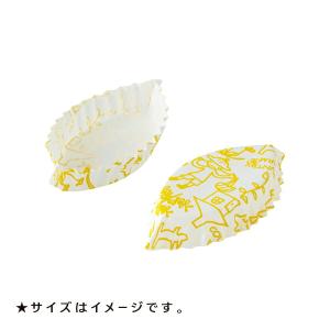 ペットカップ 木の葉型 8.3cm×4.0cm×高さ1.6cm(カントリーファーム) 200枚入 ペットカップ 紙 , 純白ペット , マドレーヌカップ PTL08340C-200 天満紙器
