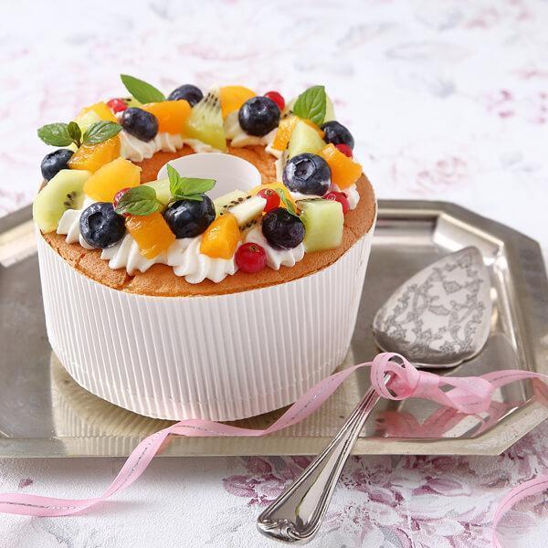 シフォンケーキ型 12cm (白) 25枚入 スモールサイズ 紙製 シフォンカップ シフォン型 ベー...