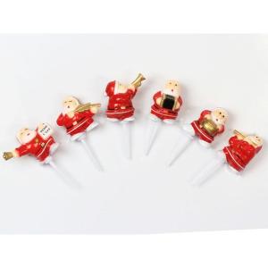クリスマス Yk 05楽隊サンタ6体クリスマス ピック ケーキ 手作り ハンドメイド お菓子 飾り かざり デコレーション 業務用 クリスマスピック Yk 05 ペーストリートyahoo 店 通販 Yahoo ショッピング
