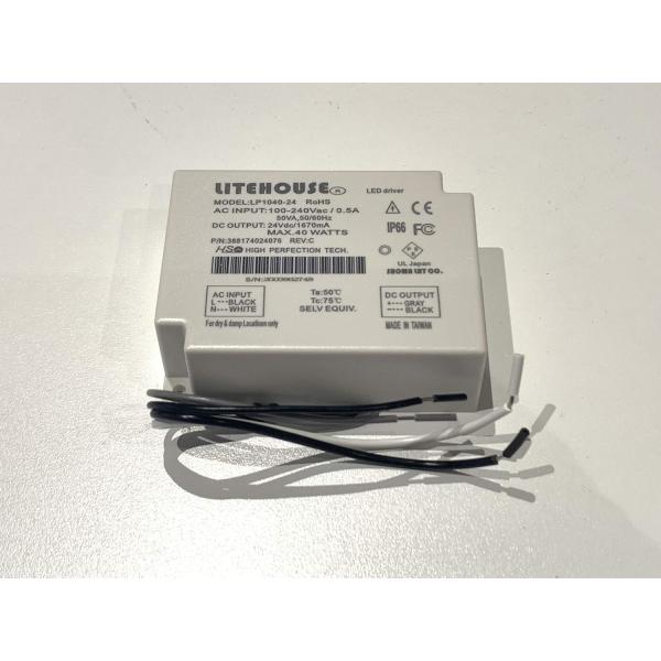 SHOWALHT LP1040-24 ACDC電源 定電圧 40W 24V PSE 防塵防滴IP66...