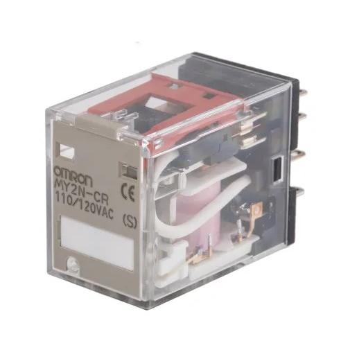 オムロン MY2N-CR AC110/120 ミニパワーリレー MYリレー 2極 動作表示灯付き コ...