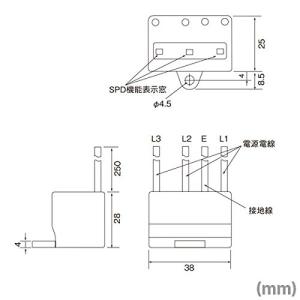 音羽電機 LT-Cシリーズ 装置用SPD 三相...の詳細画像1