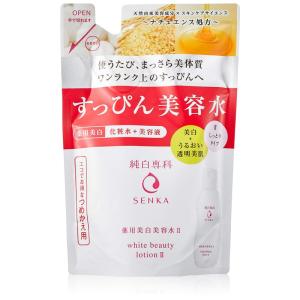 (医薬部外品) 薬用 純白専科 すっぴん美容水II 詰め替え 化粧水+美容液 しっとりタイプ 180ml