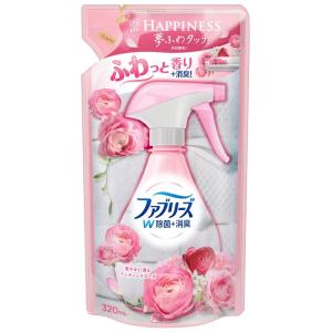 ファブリーズ with レノアハピネス W除菌 消臭スプレー 布用 アンティークローズ&フローラル 詰め替え 320mL