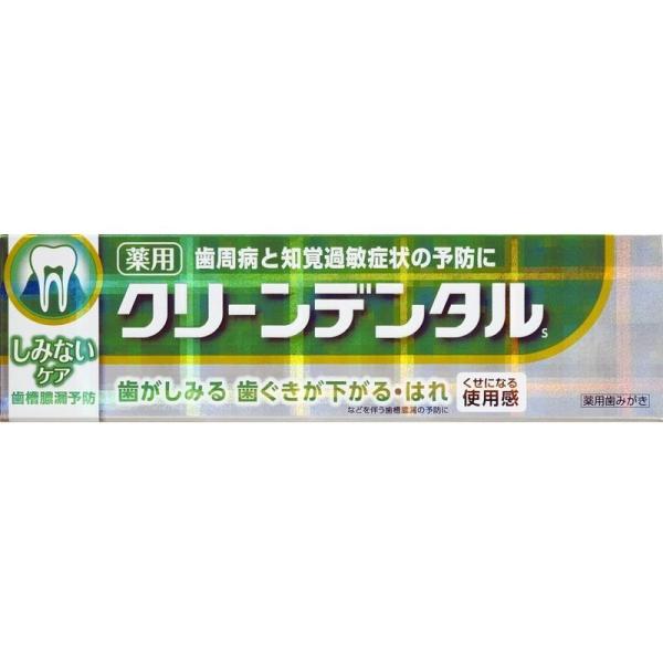 3個セット第一三共ヘルスケア クリーンデンタルSしみないケア 100g 医薬部外品