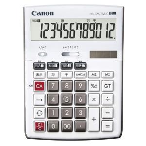 Canon 商売計算対応実務電卓 抗菌仕様 HS-1250WUC （12桁/大型卓上サイズ/W税機能搭載）｜pasworksn