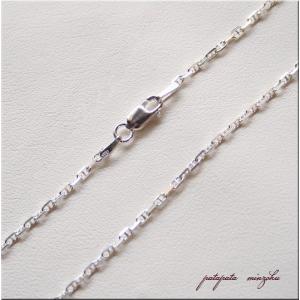 ロロ マリーナ チェーン 1.6mm 40cm SV925 4面カット イタリア 製