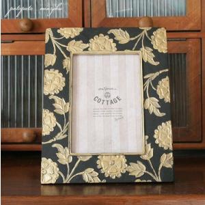 デコレクト フォトフレーム シルバー アンティーク調 写真立て