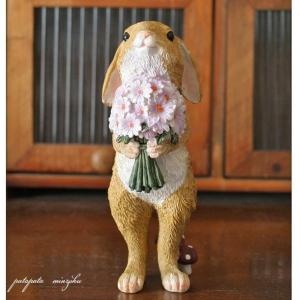 うたた寝 うさぎ 置物 オブジェ ウサギ 雑貨 ラビット オーナメント 兎